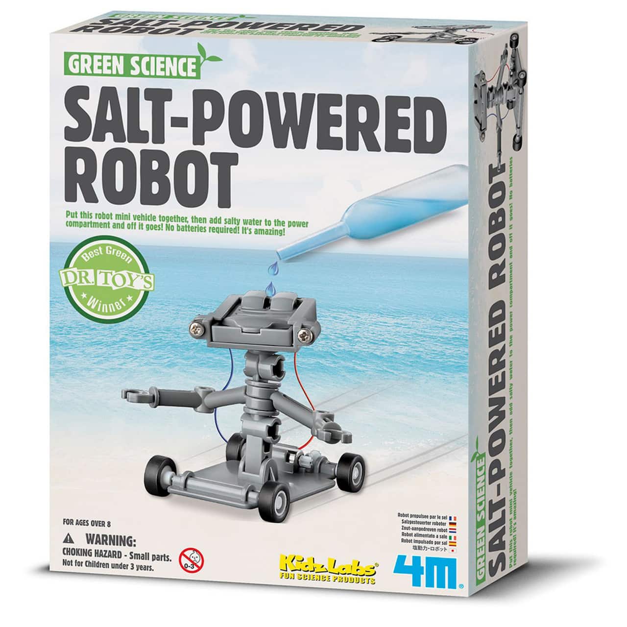Toysmith&#xAE; 4M Green Science Salt Water Powered Robot Kit